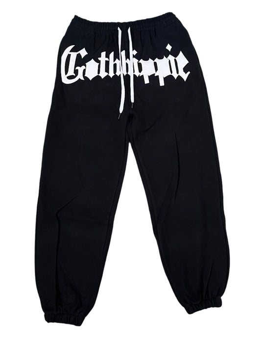 Black gothhippie sweatpants